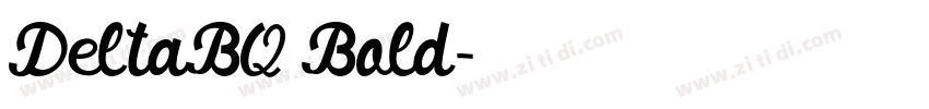 DeltaBQ Bold字体转换